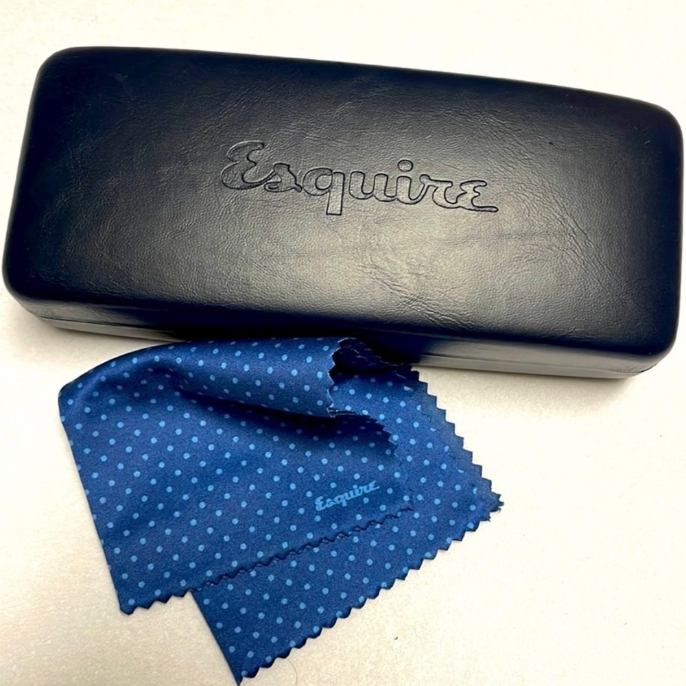 NEW Esquire Eyeglass Case with Lens Cloth